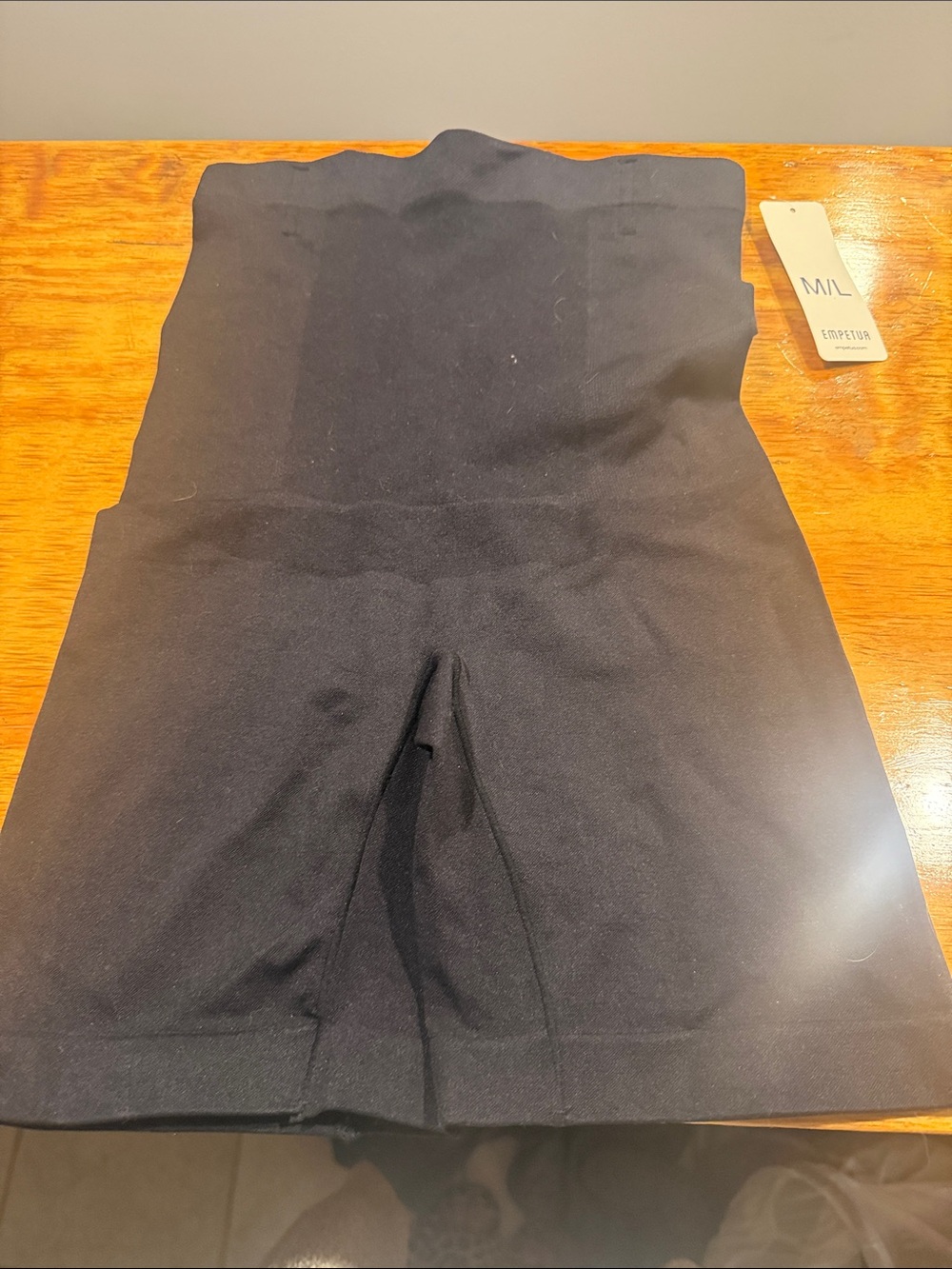 Seamless Black Shapewear Shorts - M/L